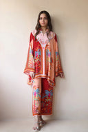 PD25RG121 - Set  - Peach Crimson - Shirt/ Pant