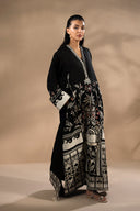 PD25RG153 - Relaxed Fit - Ebony - Kaftan/ Slip/ Pant